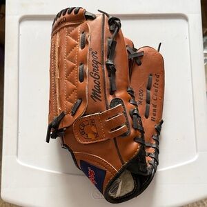 MacGregor Tan Leather Baseball Glove for right handed player